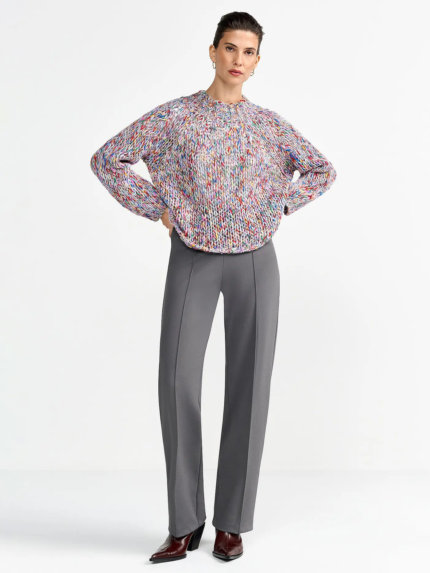RICH & ROYAL | Rollkragenpullover | grau